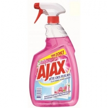 Ajax Υγρό Kαθαριστικό Τζαμιών Τριαντάφυλλο (500ml)