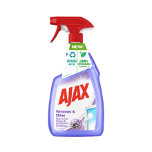 Ajax Υγρό Kαθαριστικό Τζαμιών Windows and Shiny Surfaces (500ml)