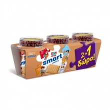 Δέλτα Smart Γιαούρτι Μπισκότο (2x145gr 2+1 Δώρο)