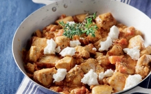 Μερίδα Τηγανιά Κοτόπουλο με Μανιτάρια