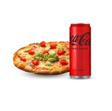 ΔΕΣ...ΤΟ COMBO: 1 Πίτσα Σουτζούκι + 1 Αναψυκτικό 330ml επιλογής ΔΩΡΟ
