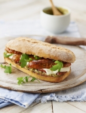 Panini με Μπιφτέκι Λαχανικών
