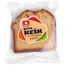 Φαίδων Φέτα Κέικ με Πορτοκάλι και Βανίλια 80gr
