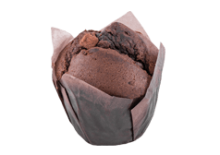 Muffin με Διπλή Σοκολάτα