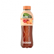 FuzeTea Black Ice Tea Ροδάκινο με εκχύλισμα Ιβίσκου 500ml