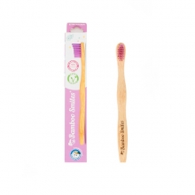 Bamboo smiles Οδοντόβουρτσα για Παιδιά με Ροζ Ίνες