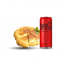 1 Μερίδα Ογκρατέν + 1 Coca-Cola 330ml