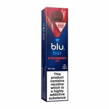 Blu Bar 600 Strawberry Ice 20 Μιας Χρήσης - 7.00€
