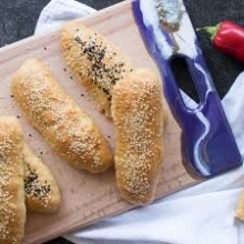 Κουλούρι Μπαστούνι Γεμιστό με Κρέμα Τυρί