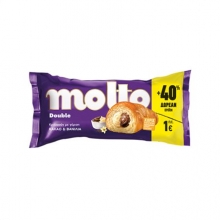 Molto Κρουασάν Double Kακάο-Βανίλια (110gr)