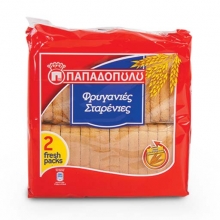 Παπαδοπούλου Φρυγανιές Σταρένιες (255gr)