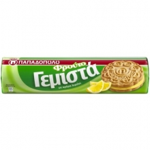 Παπαδοπούλου Μπισκότα Γεμιστά Λεμόνι (200gr)