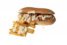 Ψωμάκι XXL Χοιρινό Τραβηχτό