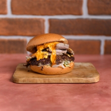 Holy Smoke Brisket Edition Burger