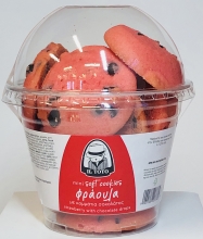 IL Toto Mini Soft Cookies Φράουλα με Κομμάτια Σοκολάτας