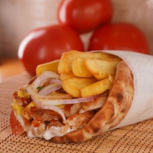 Πίτα Λουκάνικο Χοιρινό