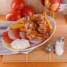 Μερίδα Σουβλάκι Κοτόπουλο