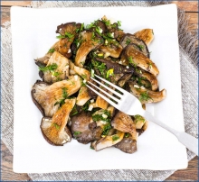 Μανιτάρια Τηγανητά με Gouda