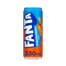 Fanta Πορτοκαλάδα Μπλε 330ml