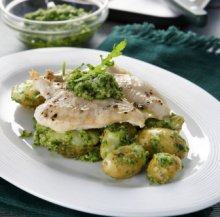 Φιλέτο Κοτόπουλο με Σάλτσα Pesto