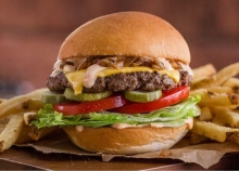 Double Caramel Burger