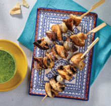 Σουβλάκι με Μανιτάρια (τεμάχιο)