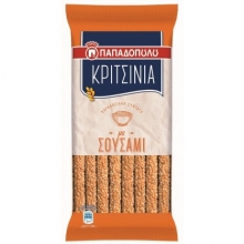 Κριτισίνια Παπαδοπούλου Σουσάμι 65gr
