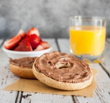 Bagel Πραλίνα Σοκολάτα Γάλακτος