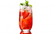 Σπιτική Φραουλάδα, Λεμόνι, Δυόσμο Stevia