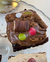 Σοκολατένιο Brownie με Επικάλυψη Σοκολάτας