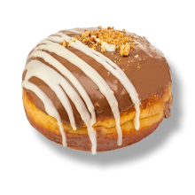 Giga Donut με Γέμιση Πραλίνας και Επικάλυψη Σοκολάτας