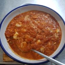 Γαρίδες Φρέσκες Σαγανάκι