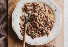 Μαυρομάτικα με Ρύζι