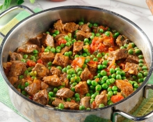 Μοσχάρι με Αρακά και Καρότο «τα Παραδοσιακά μας»