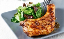 Μοσχαρίσια Μπριζόλα 260gr με Βραστά Λαχανικά 150gr