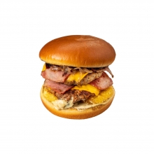 Smash It Burger Cheddar and Bacon Box