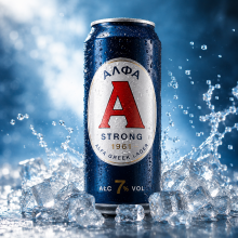 Αλφα Strong Μπύρα 500ml