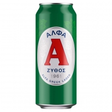 Αλφα Μπύρα Κουτί 500ml