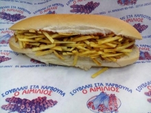 Σάντουιτς Στρογγυλό Μπιφτέκι