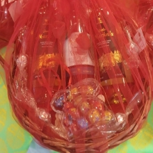 Καλάθι Πασχαλινό με 3 Κρασιά