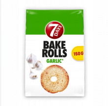 7Days Bake Rolls Garlic 150gr