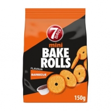 7Days Mini Bake Rolls Barbeque 150gr