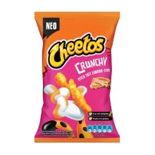 Cheetos Γαριδάκια Crunchy Γεύση Ζαμπόν - Τυρί 110gr