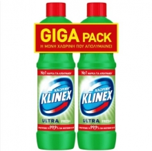 Klinex Χλωρίνη Ultra Fresh Giga Pack 2x750ml