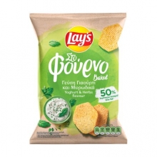 Lays Πατατάκια Στο Φούρνο Γιαούρτι και Μυρωδικά 105gr