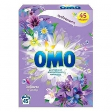 Omo Σκόνη Πλυντηρίου Λεβάντα και Γιασεμί 45 Πλύσεις 2.520kg