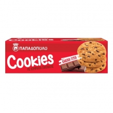 Παπαδοπούλου Cookies με Κομμάτια Σοκολάτας 180gr