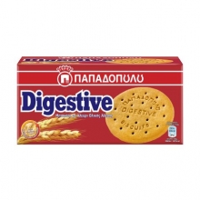 Παπαδοπούλου Μπισκότα Digestive Ολικής Άλεσης 250gr