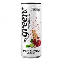 Green Ρόδι - Τζίντζερ - Λάιμ 330ml