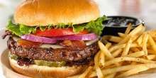 Burger με Μπέικον